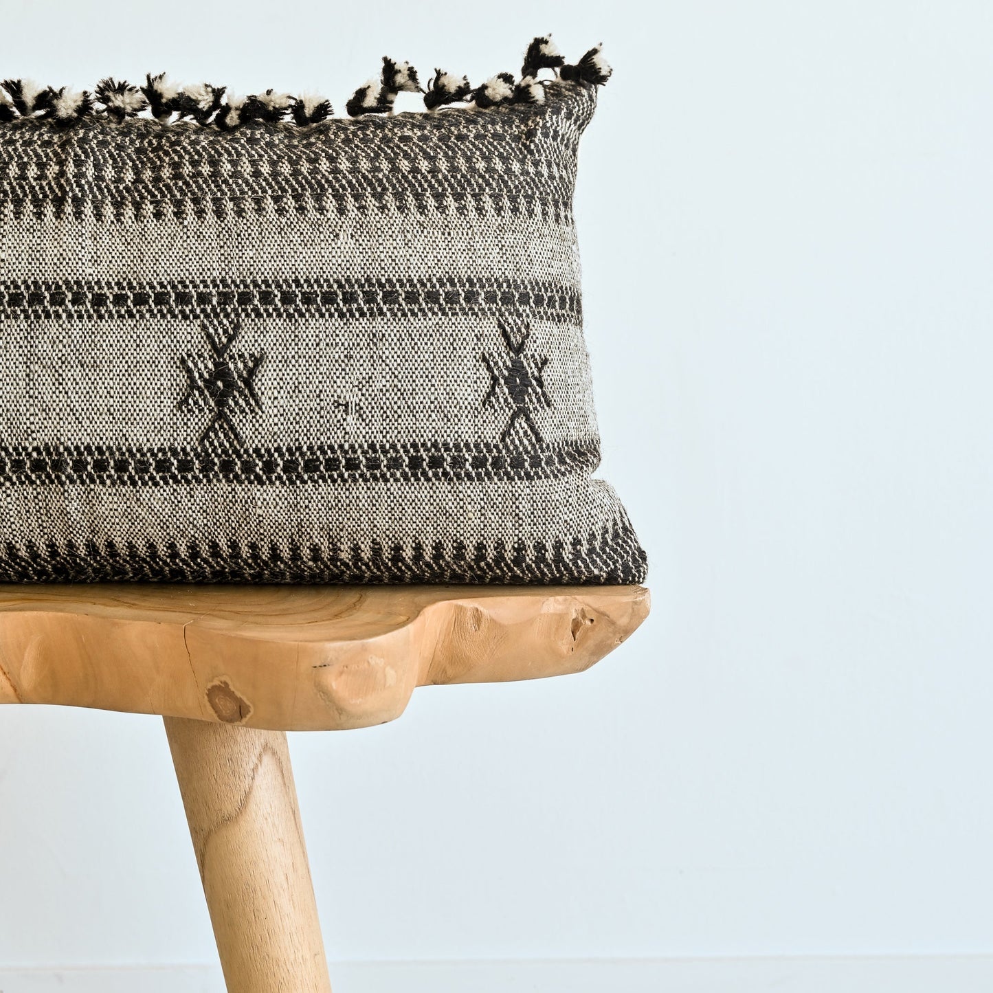 Housse de coussin BHUJODI - Noir