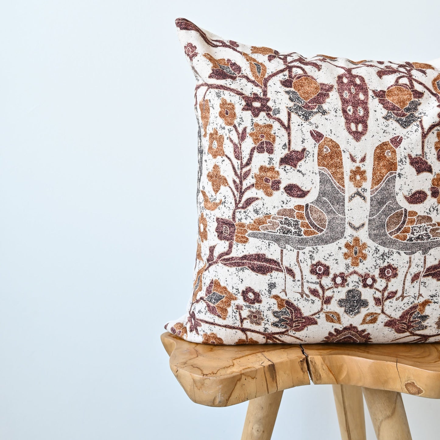 Housse de coussin Byrd Ivoire