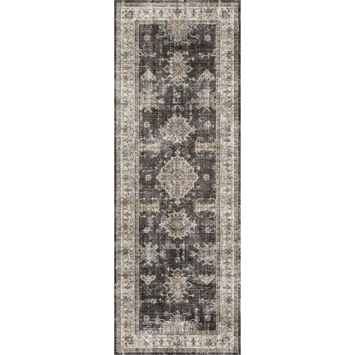 Tapis noir anthracite
