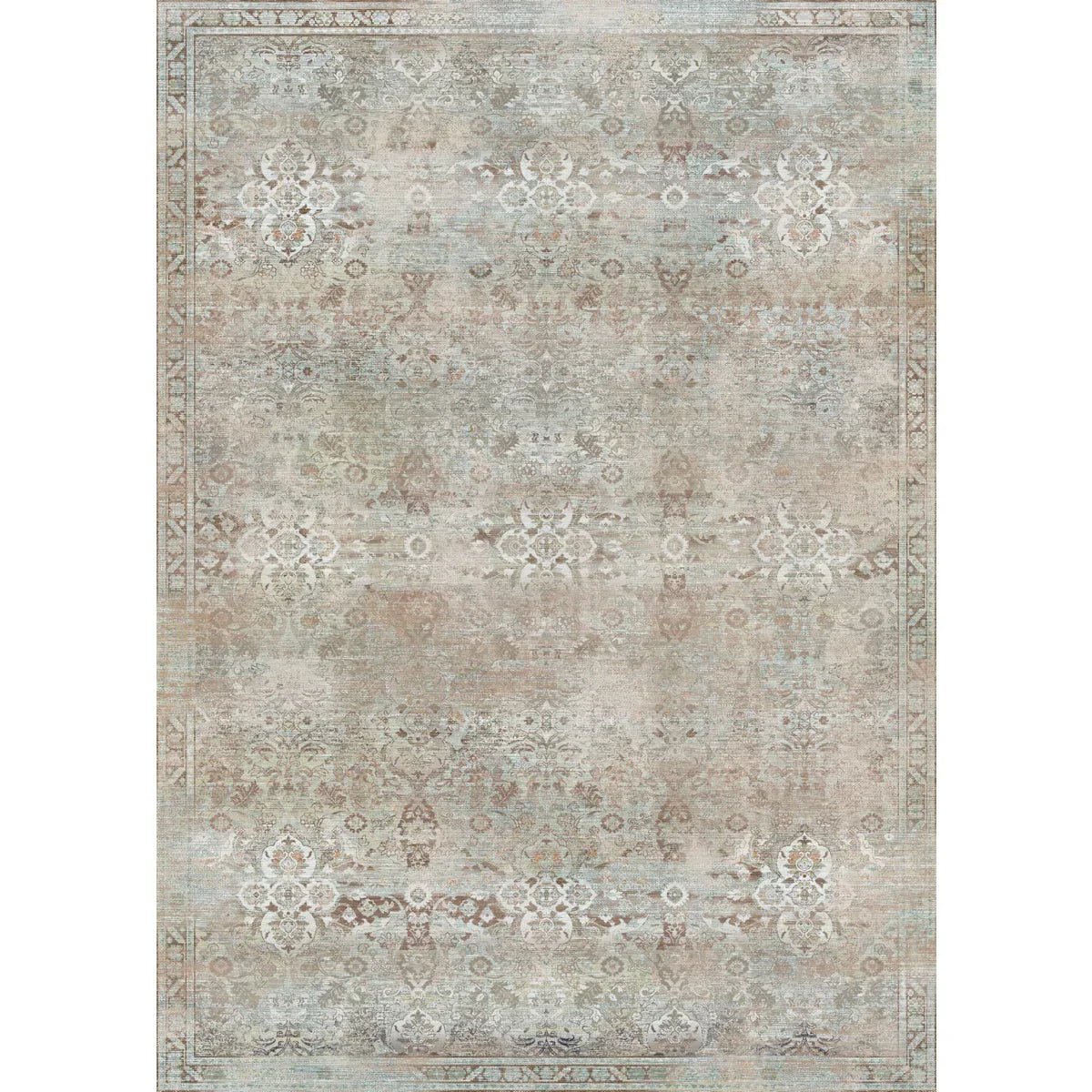 Tapis Kissara Beige Bleu