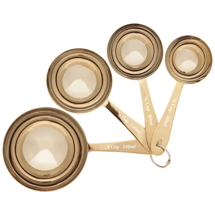 Set de 4 tasses à mesurer | Doré