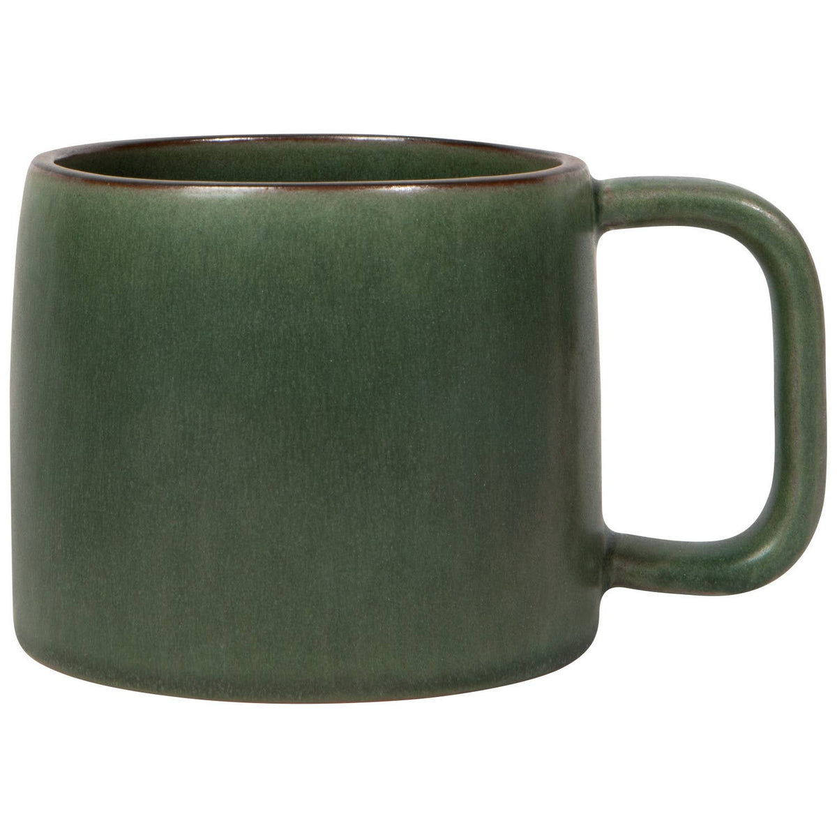 Tasse en grès artisanal Mosswood – Style nature & forêt