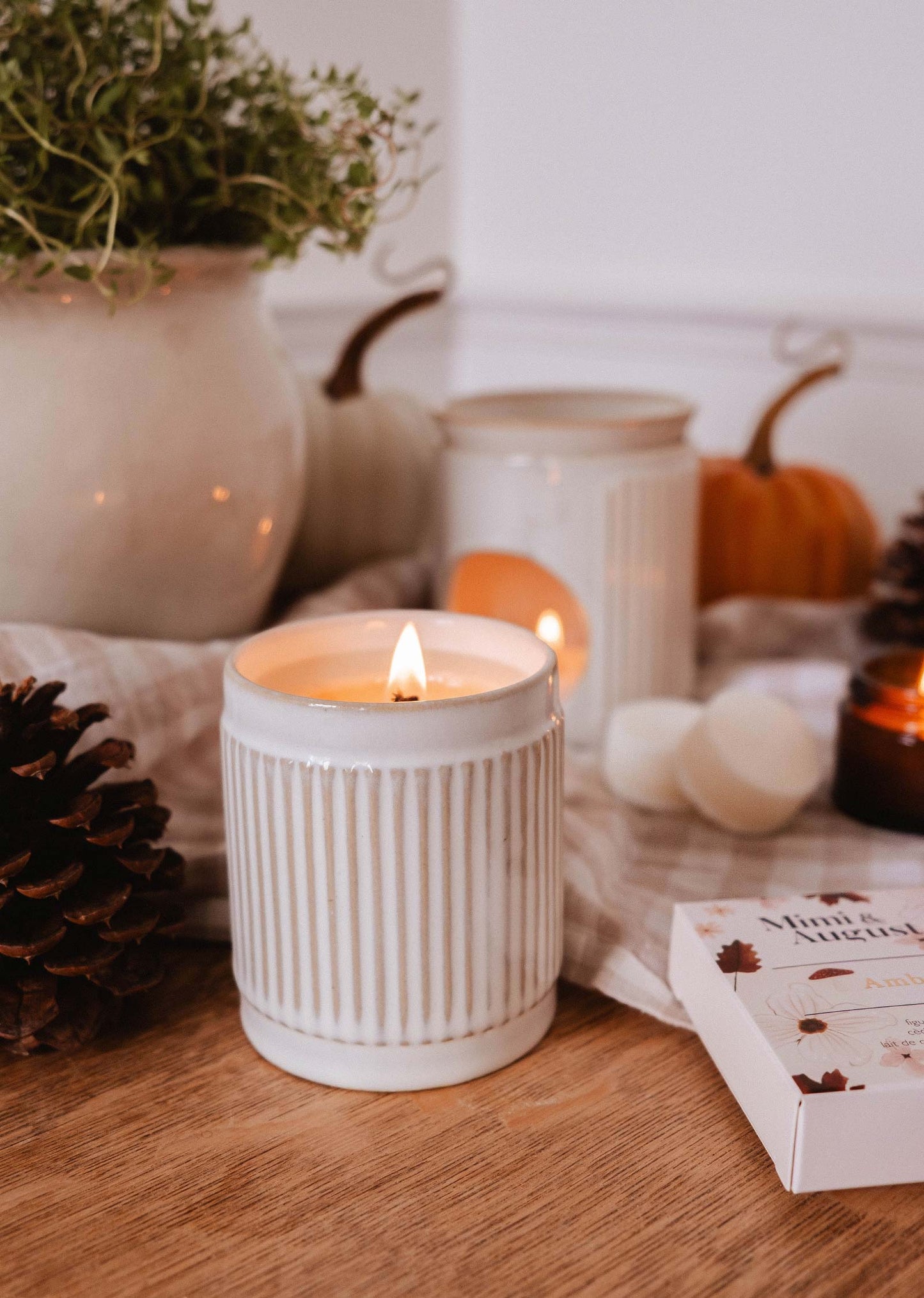 Ambre - Bougie réutilisable