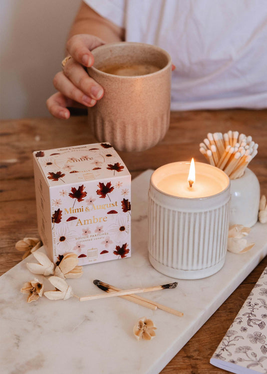 Ambre - Bougie réutilisable