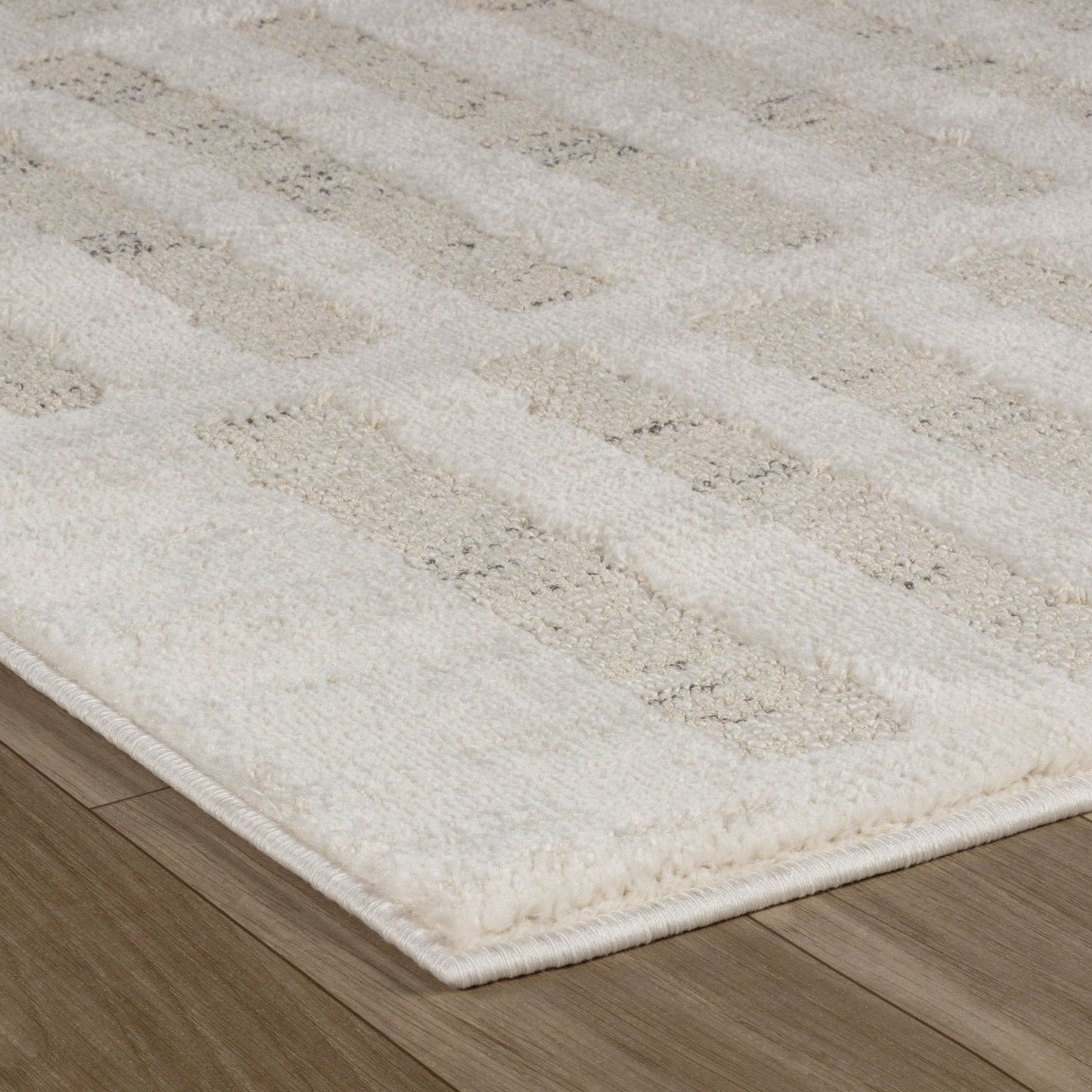 Tapis beige abstrait moderne  | Astra