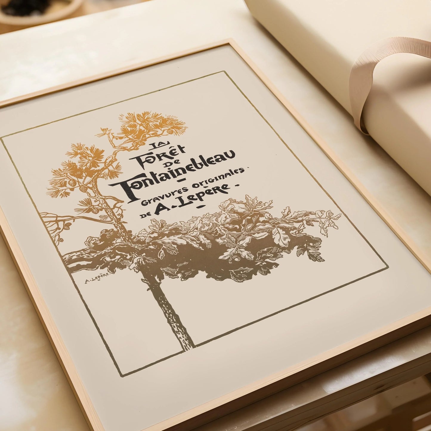 Auguste Lepère | La Forêt de Fontainebleau Art Nouveau Print