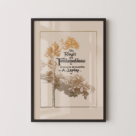 Auguste Lepère - The Forest of Fontainebleau Art Nouveau Print