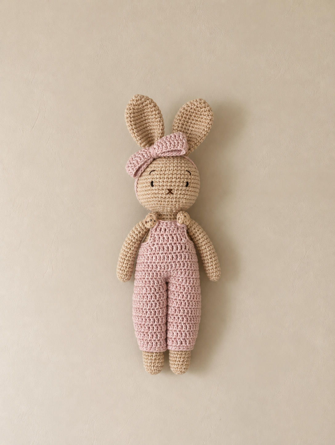 Peluche Lapin Isabelle | Confectionnée à la main crochet