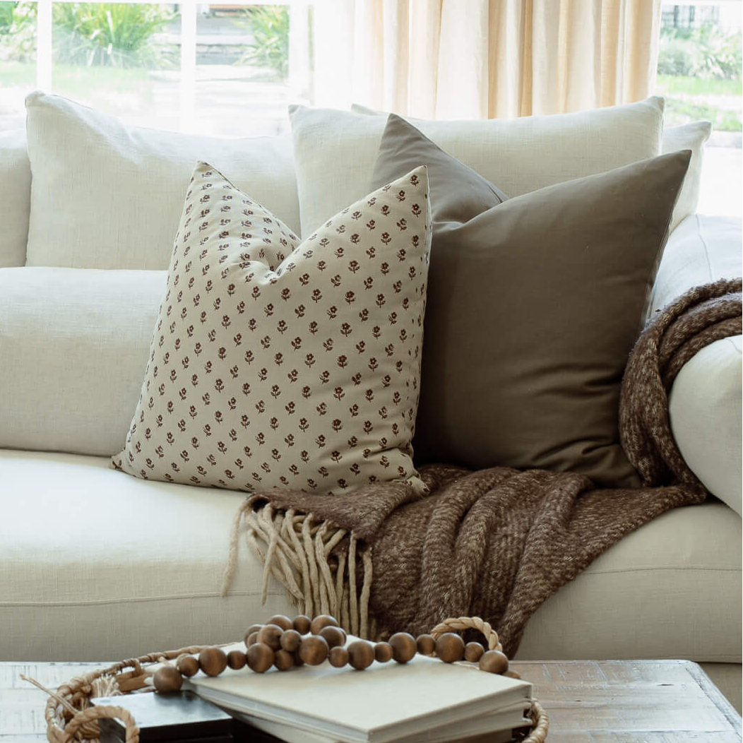 Housse de coussin Pippa  |  Motif floral délicat