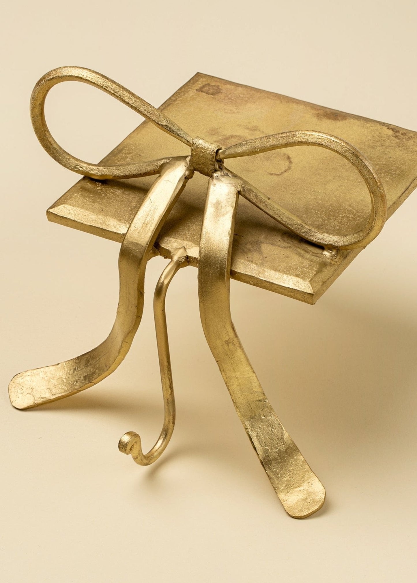 Porte-chaussette à nœud | Or