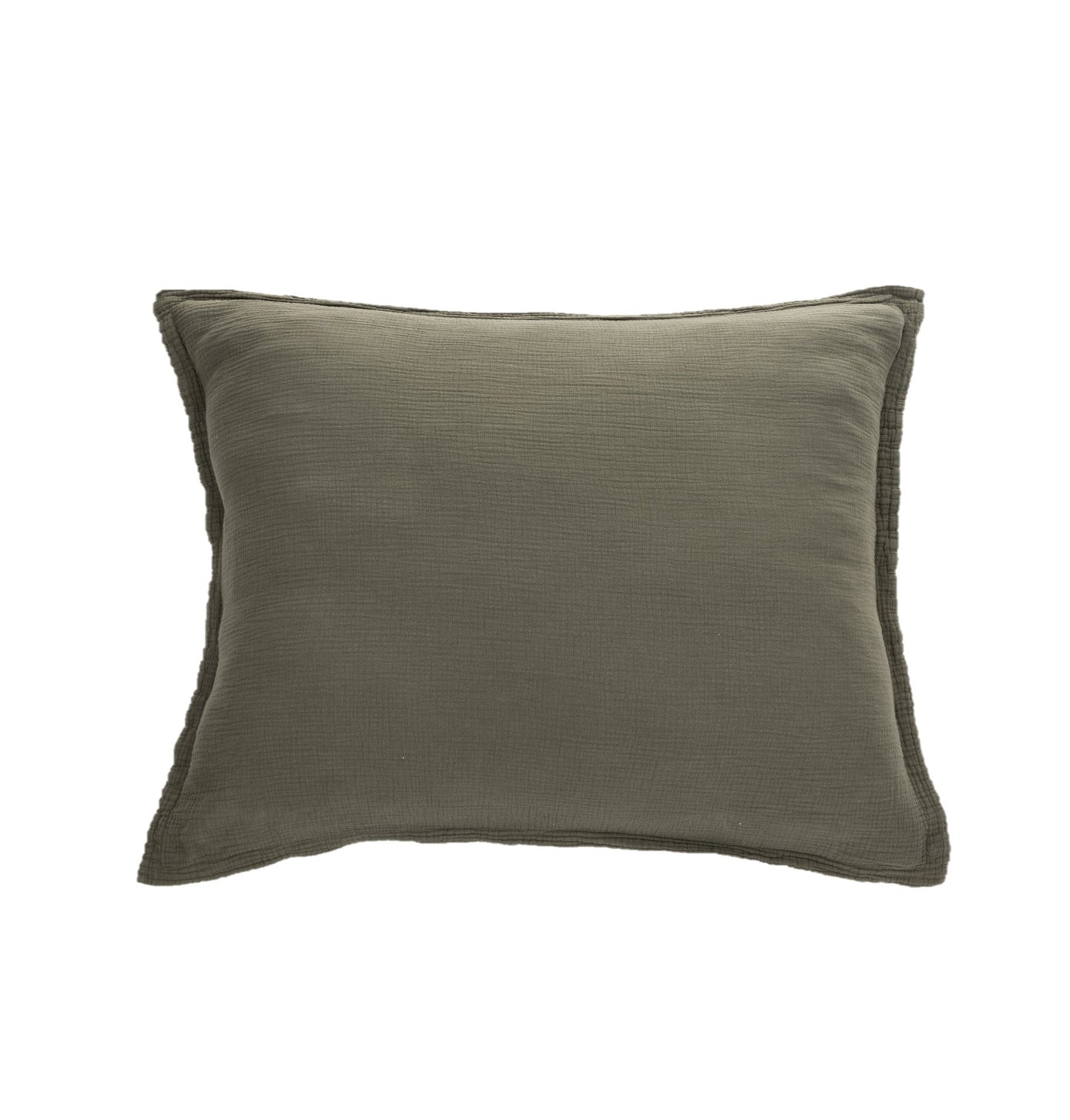 Cache oreillers décoratifs olive Muslin