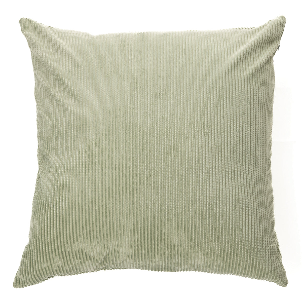 Coussin décoratif en velours côtelé sauge Corduroy