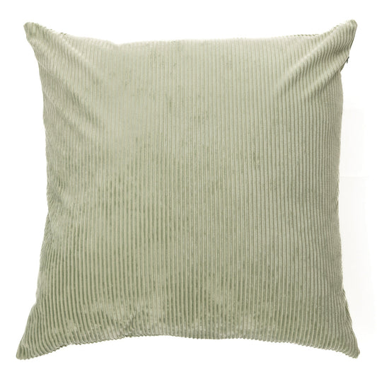 Coussin décoratif en velours côtelé sauge Corduroy
