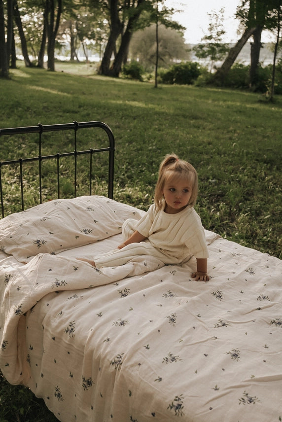 Ensemble de literie pour enfant | Bleuets sauvages