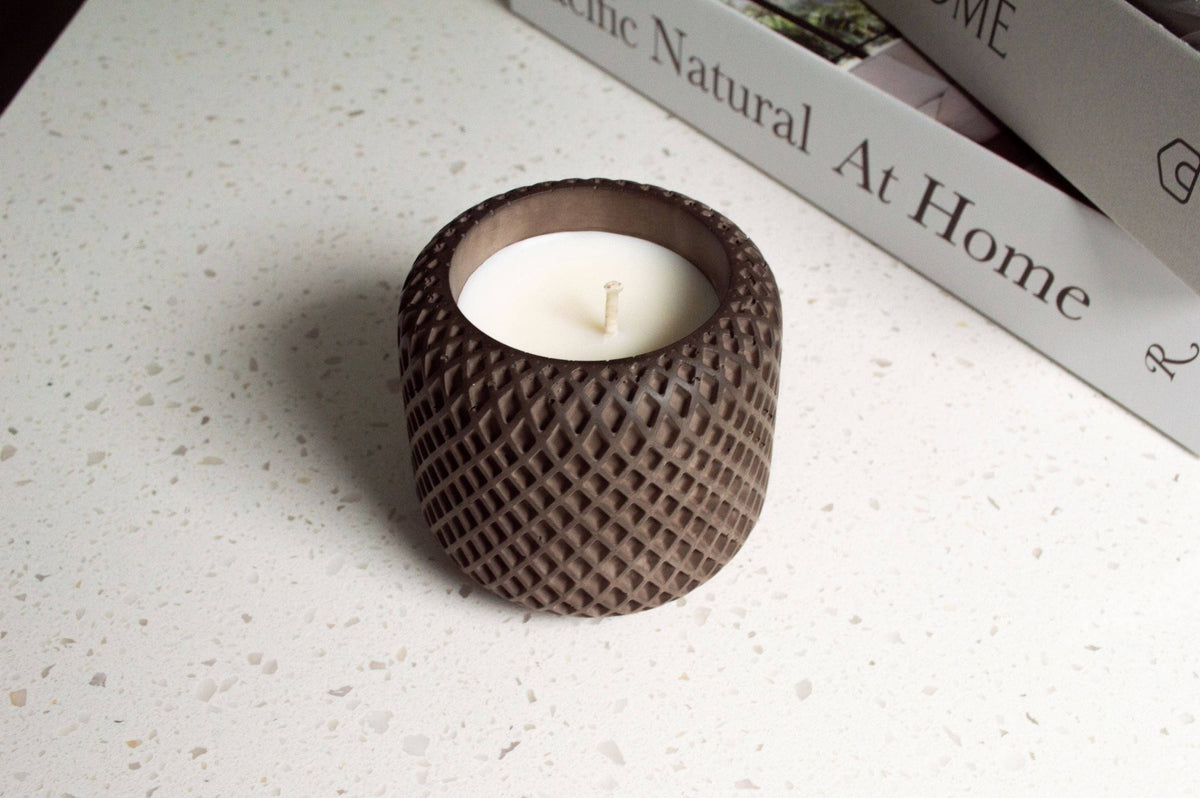 Bougie Treillis Mocha | Collection Nuances et Terres