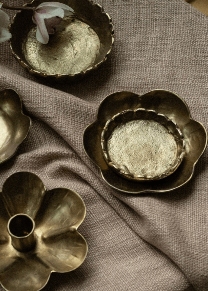 Coupelles à fleurs forgées, lot de 2 – Antique