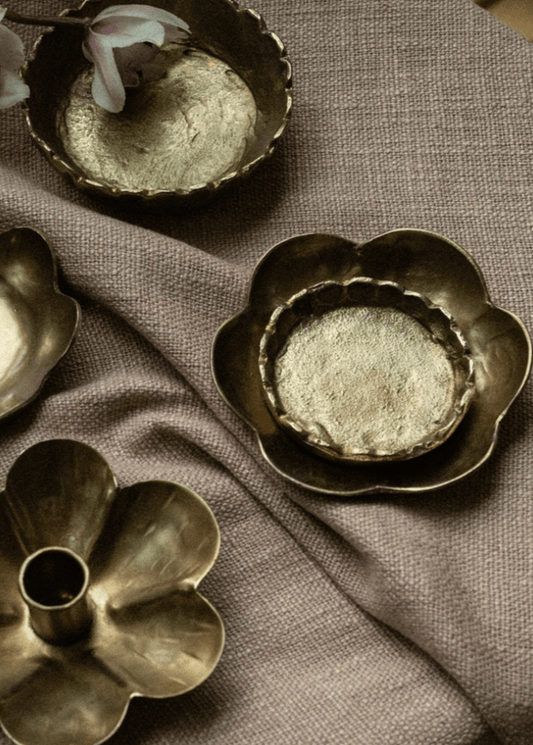 Coupelles à fleurs forgées, lot de 2 – Antique