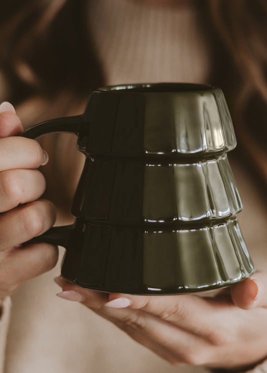 Mug à café Sapin Vert