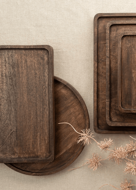Plateau rectangulaire Heritage | Bois de manguier