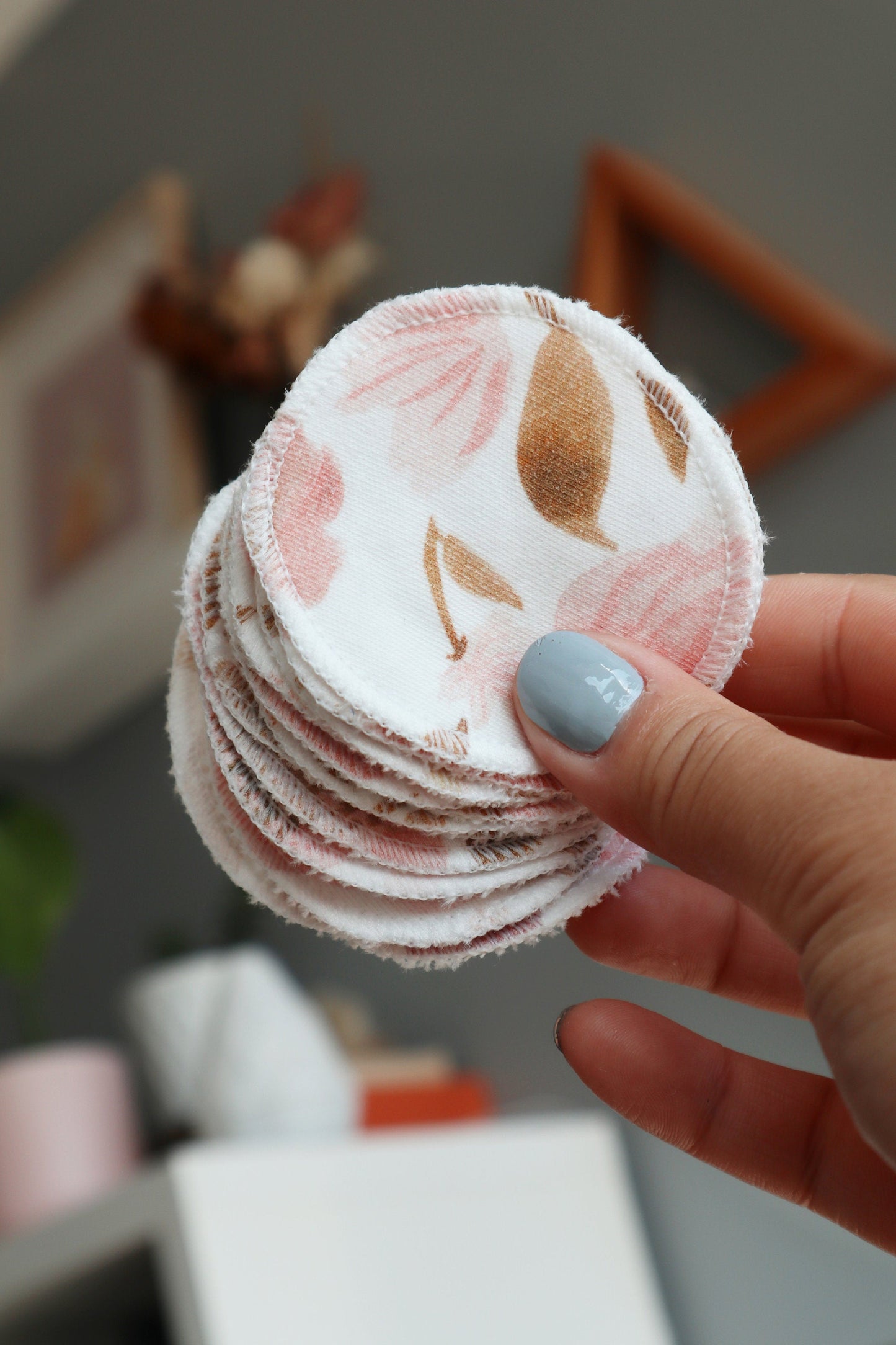 Tampons démaquilllants - Motifs floraux Juliette