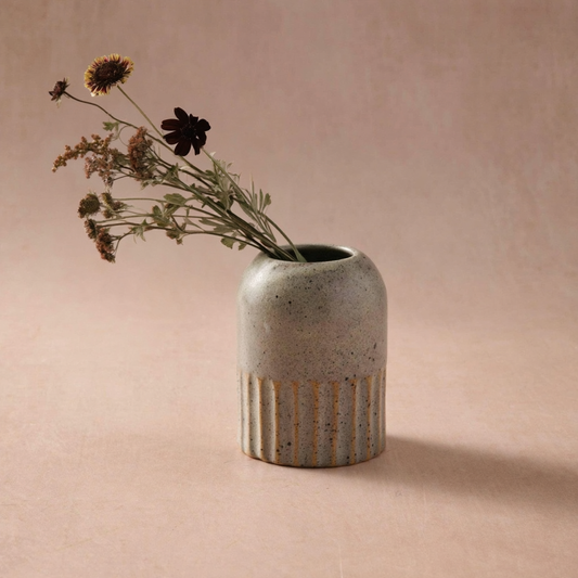 Vase cannelé en céramique | Argile