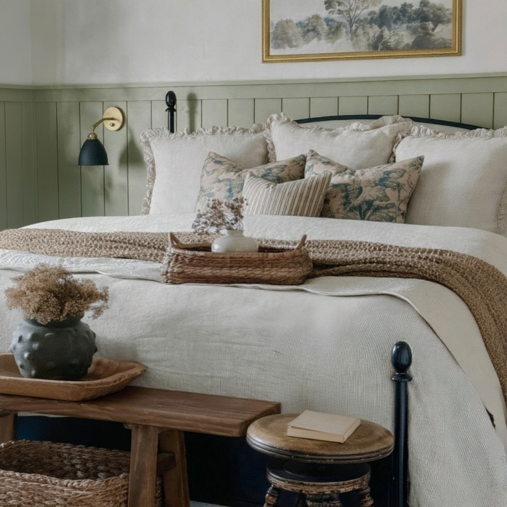 Housse de coussin Rowan | Motif floral