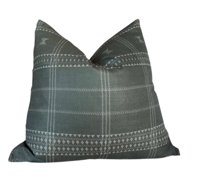 Housse de coussin Jade | Imprimé tissage