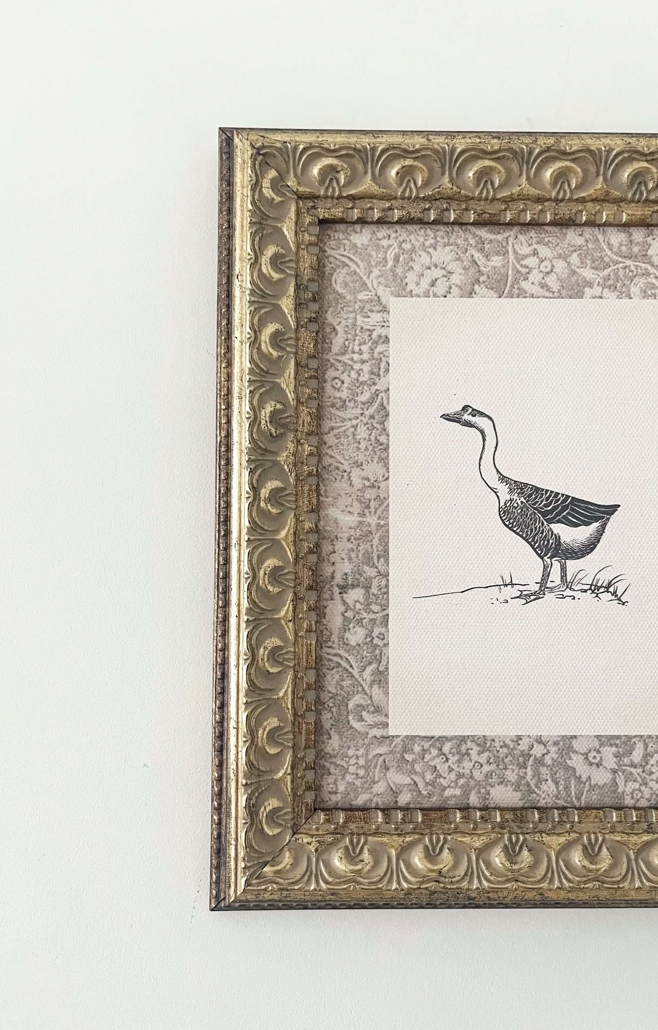Vintage Wall Art Frame | Little Goose
