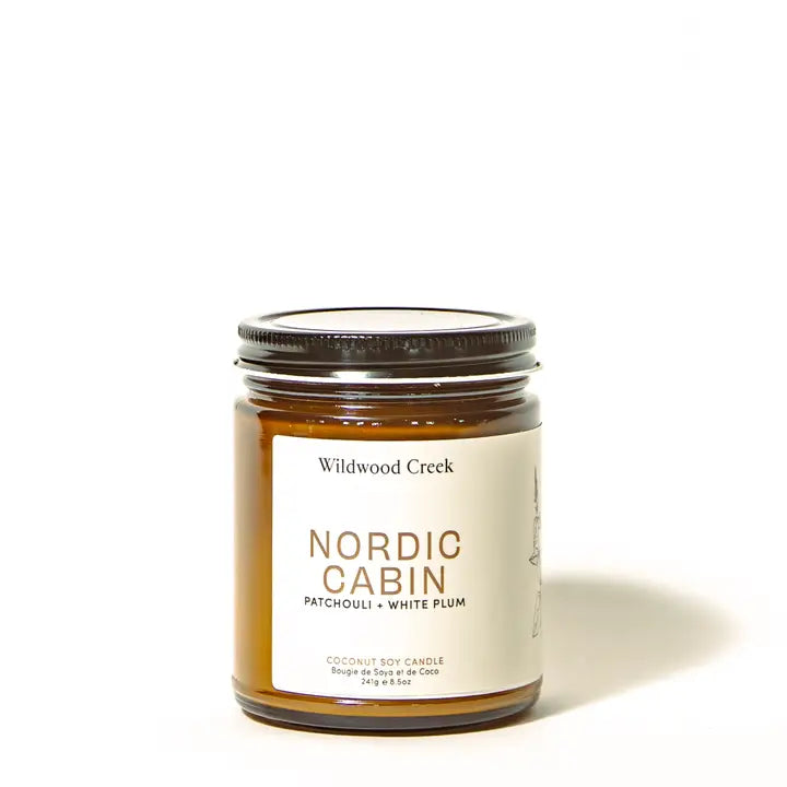 Bougie botanique naturelle Nordic Cabin | Édition limitée des Fêtes