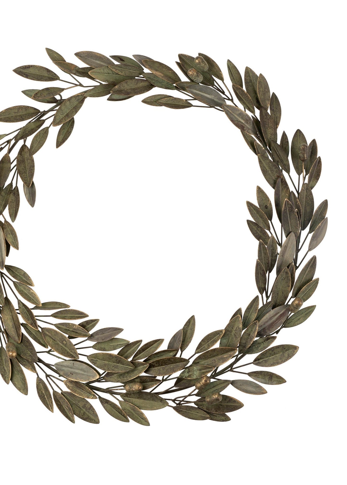 Olive Metal Wreath