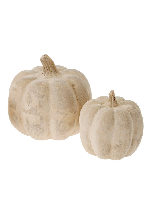Citrouille en pâte à papier