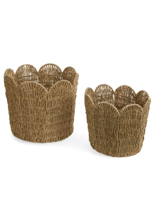 Panier Seagrass | Dentelé