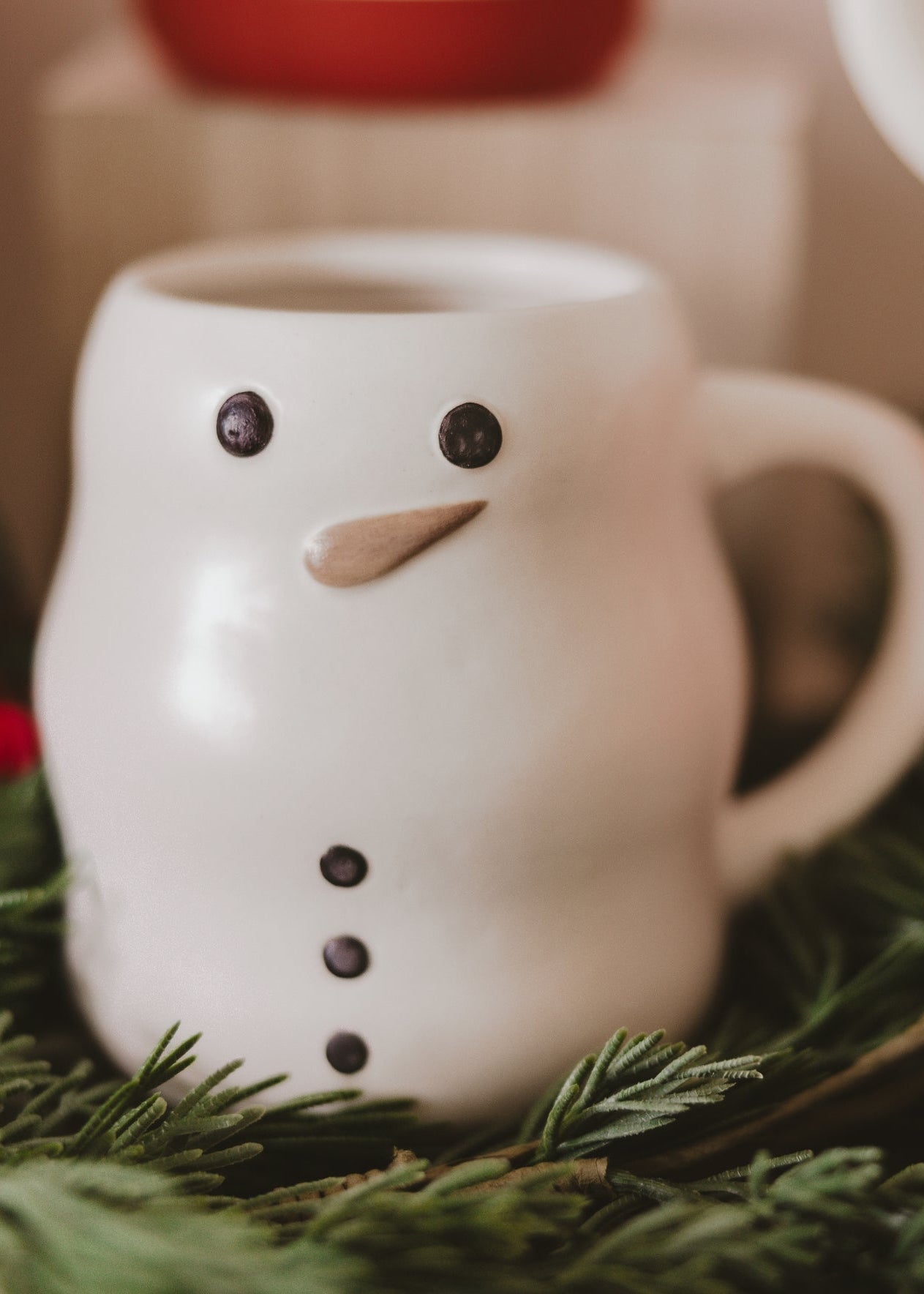 Mug à café bonhomme de neige