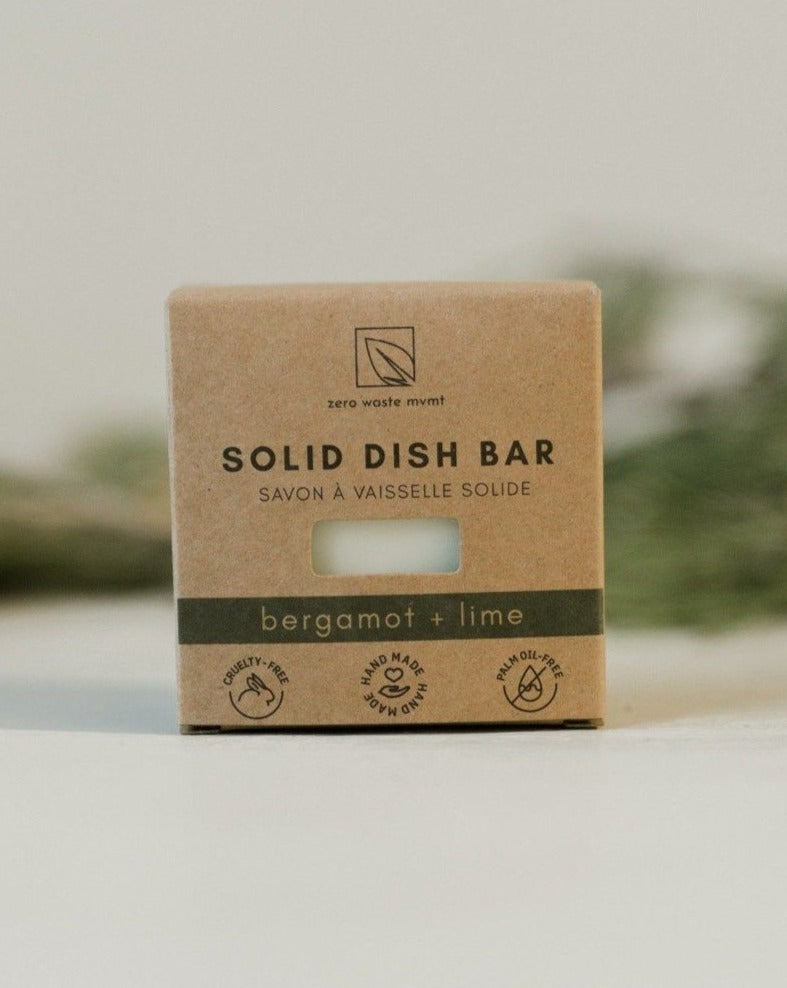 Savon à vaisselle solide | Bergamote + Citron vert