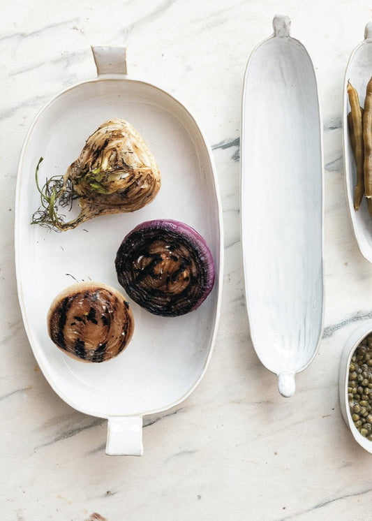 Plats de cuisson en grès | Lot de 2