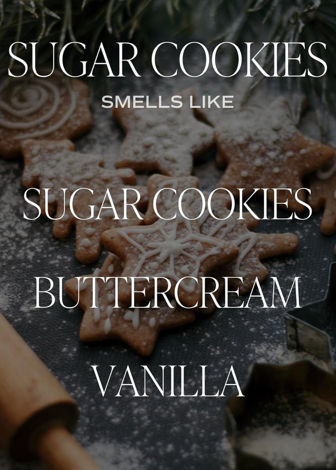 Bougie aux biscuits au sucre | Soja