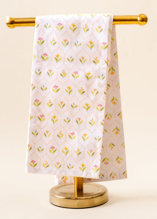 Serviette à thé | Motif floral