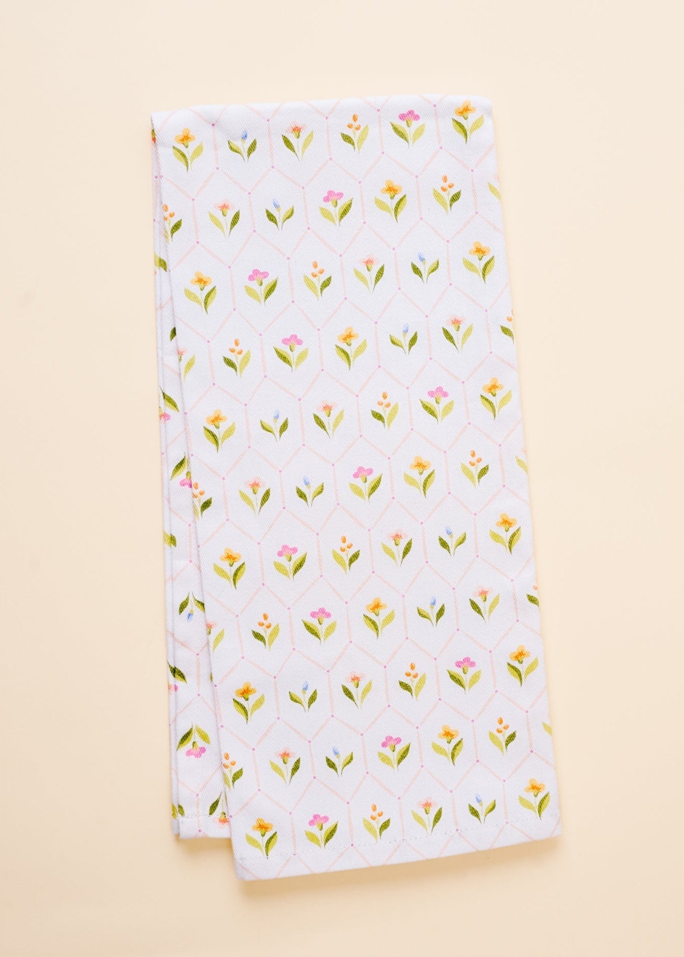 Serviette à thé | Motif floral