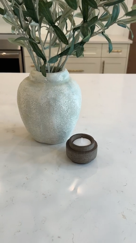 Porte-bougie rustique Mocha | Collection Nuances et Terres