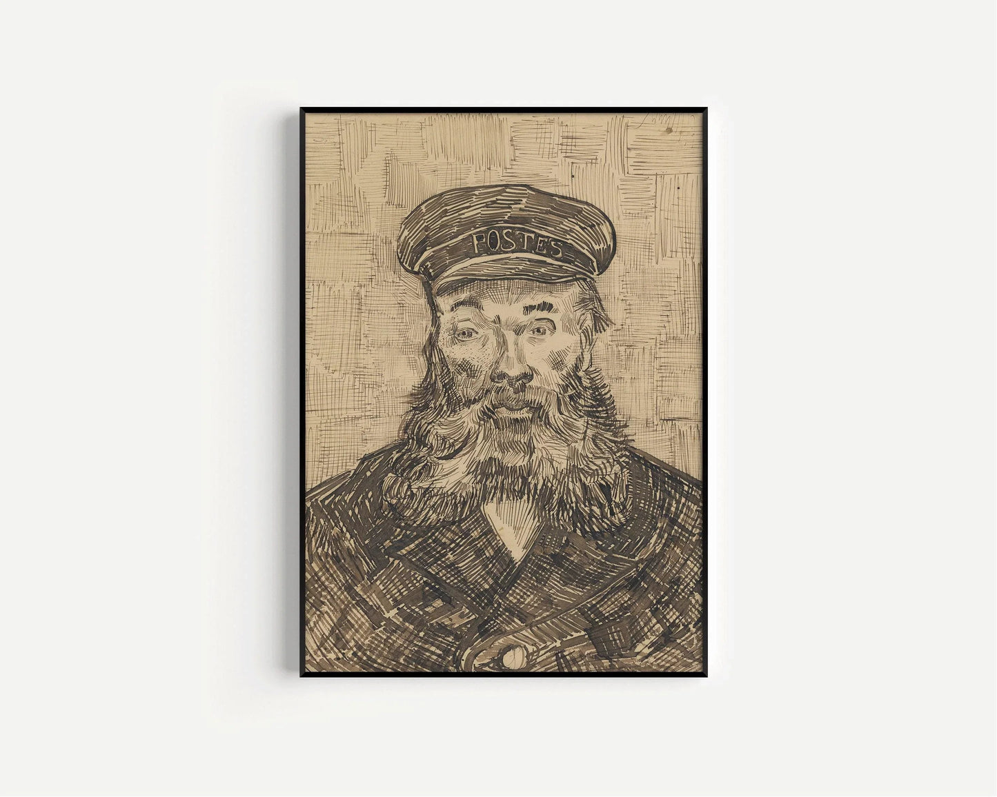 Estampe de Van Gogh « Le facteur »|  œuvre d'art impressionniste, impression giclée sur papier Hahnemühle