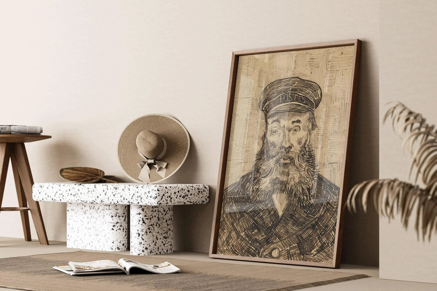 Estampe de Van Gogh « Le facteur »|  œuvre d'art impressionniste, impression giclée sur papier Hahnemühle