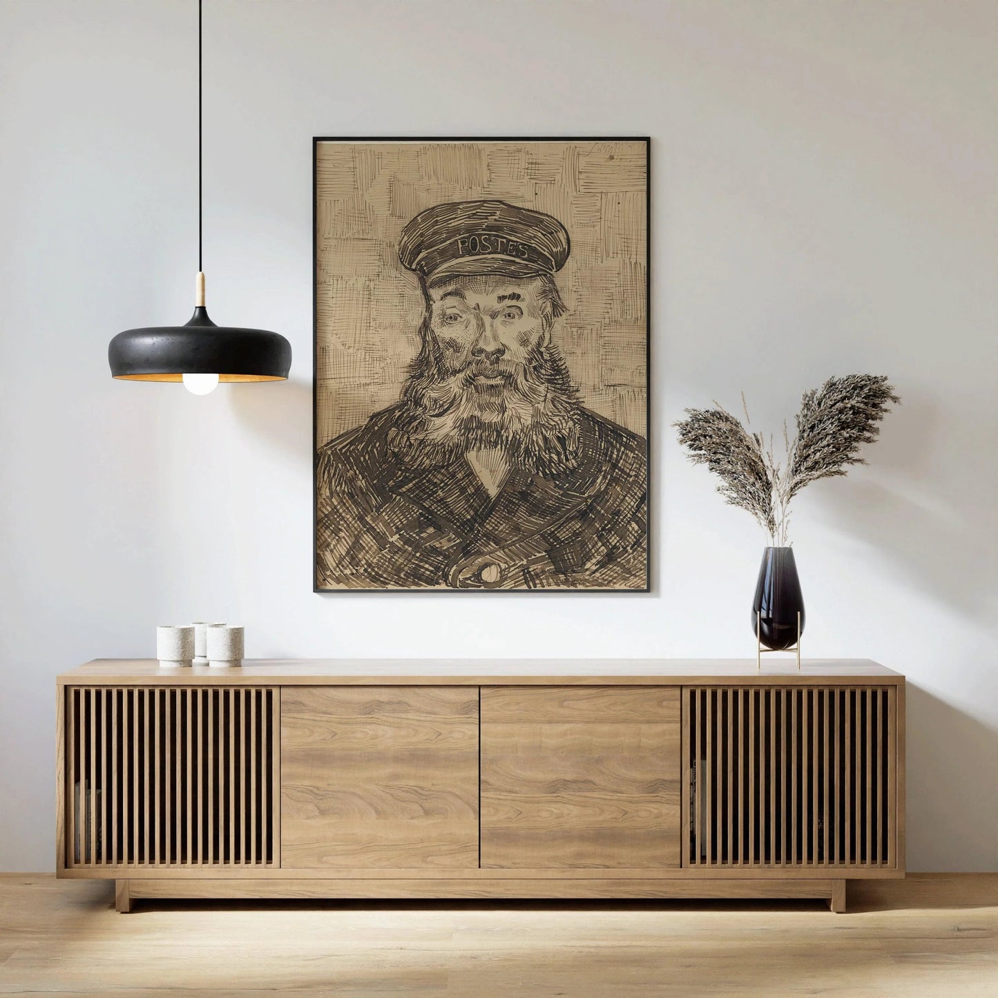 Estampe de Van Gogh « Le facteur »|  œuvre d'art impressionniste, impression giclée sur papier Hahnemühle