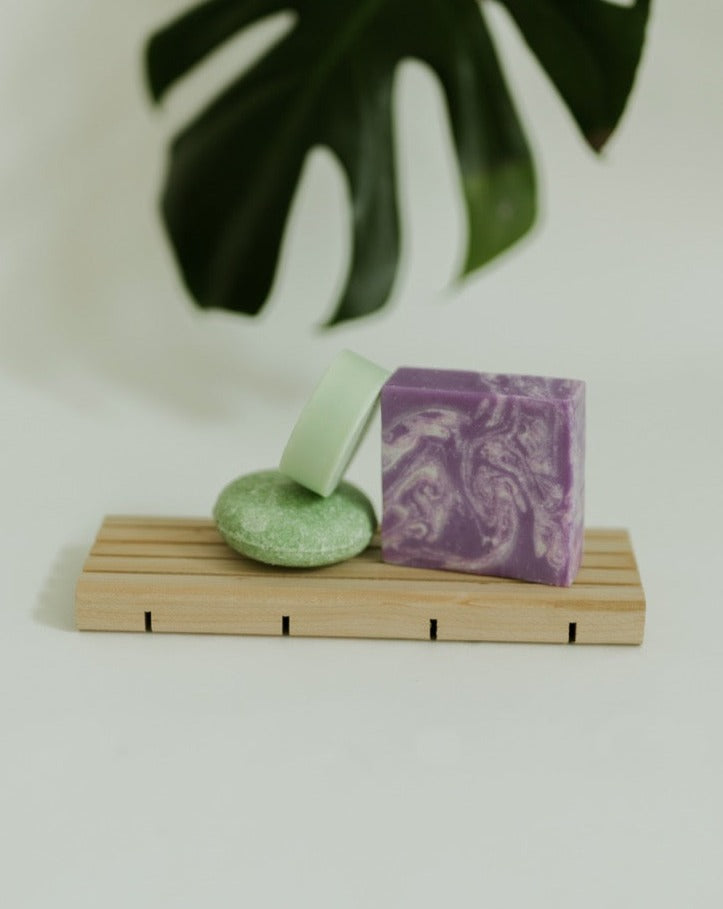 Plateau à savon en cèdre